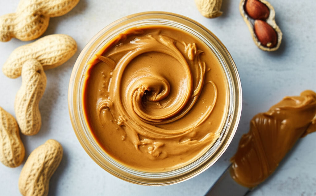 eat peanut butter until watch